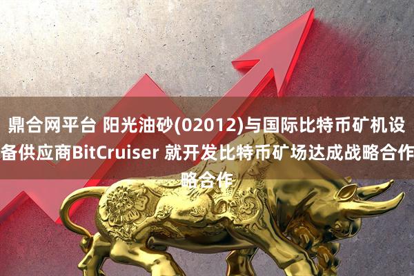 鼎合网平台 阳光油砂(02012)与国际比特币矿机设备供应商BitCruiser 就开发比特币矿场达成战略合作