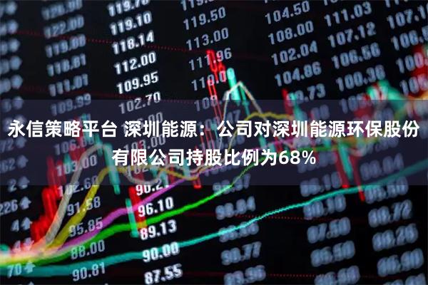 永信策略平台 深圳能源：公司对深圳能源环保股份有限公司持股比例为68%