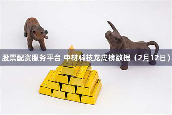 股票配资服务平台 中材科技龙虎榜数据（2月12日）